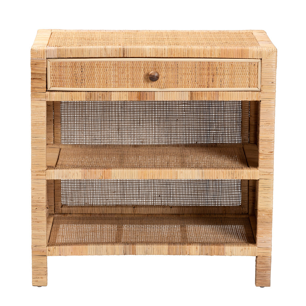 bali & pari - Bella Console Table in Natural Brown - Bella-Mahogany-Console view 3