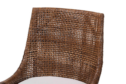 bali & pari - Bella Counter Stool - Bella-Coffee Antique/Rattan-CS view 6