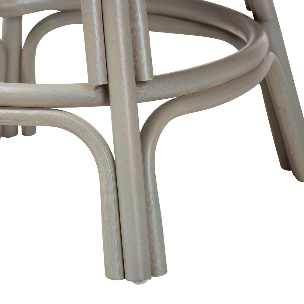 bali & pari - Bella Counter Stool in French Grey - Bella-French Grey/Rattan-CS view 5