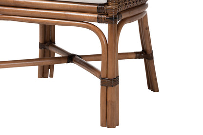 bali & pari - Bella Dining Chair - Bella-Coffee Antique/Rattan-DC view 7