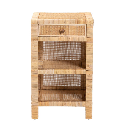 bali & pari - Bella Nightstand in Natural Brown - Bella-Mahogany-SM-NS view 3