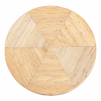 bali & pari - BenitoDining Table in Natural Rattan - Benito-Wooden/Rattan-Light Honey-DT view 3