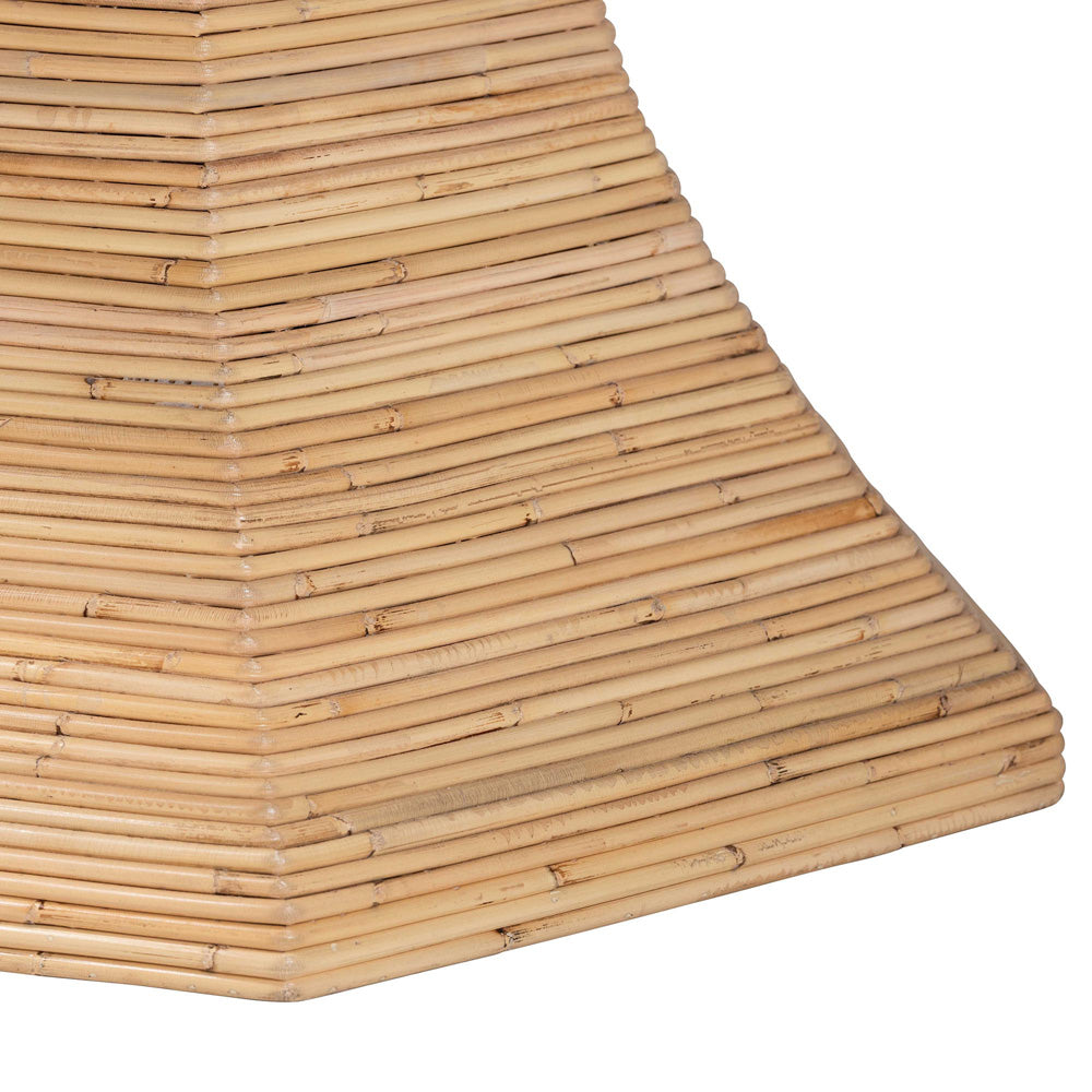 bali & pari - BenitoDining Table in Natural Rattan - Benito-Wooden/Rattan-Light Honey-DT view 5