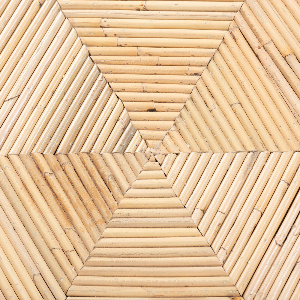 bali & pari - BenitoDining Table in Natural Rattan - Benito-Wooden/Rattan-Light Honey-DT view 6