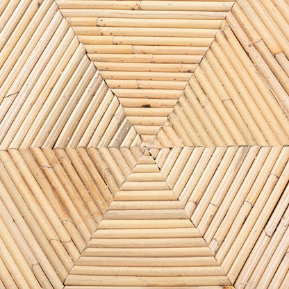 bali & pari - BenitoDining Table in Natural Rattan - Benito-Wooden/Rattan-Light Honey-DT view 6