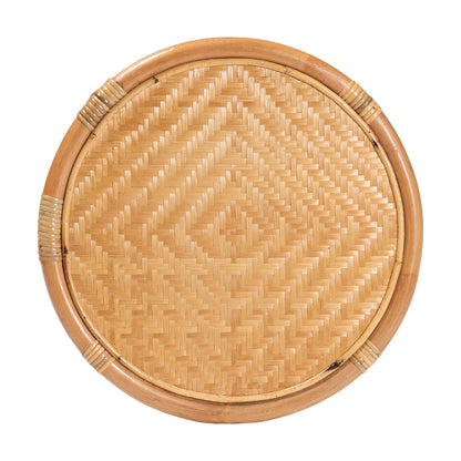 bali & pari - Berilo End Table in Light Honey - MD-39665 Berilo-Rattan Honey-ET view 4