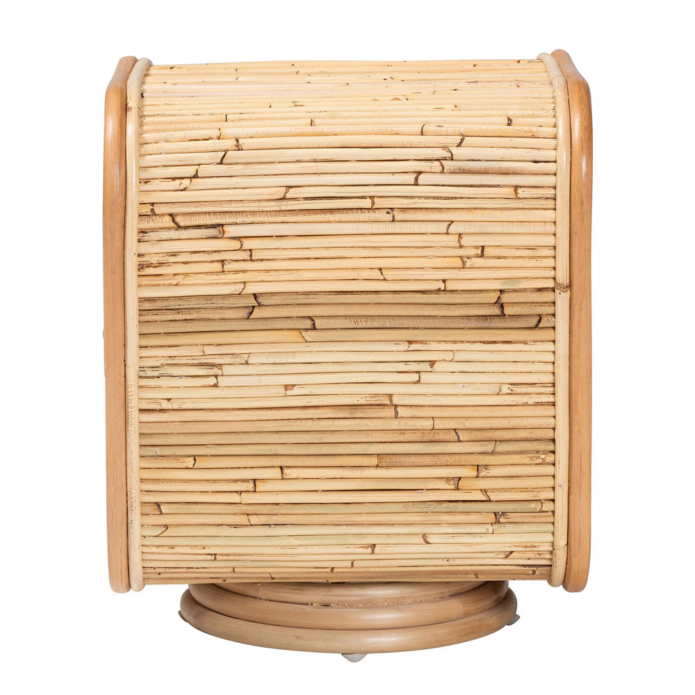 bali & pari - Bethari Nightstand in Natural - WS056-Natural Rattan-NS view 3