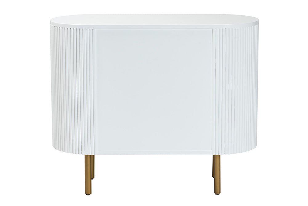 bali & pari - Beyla Dresser - SVN-1240-White/Gold-Dubai-3DW-Dresser view 6
