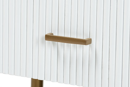 bali & pari - Beyla Dresser - SVN-1240-White/Gold-Dubai-3DW-Dresser view 7