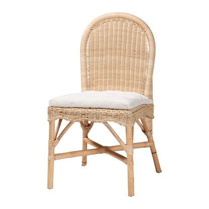 bali & pari - Bilu Dining Chair in Natural - DC829B-Bilu-Light Honey Rattan-DC view 1