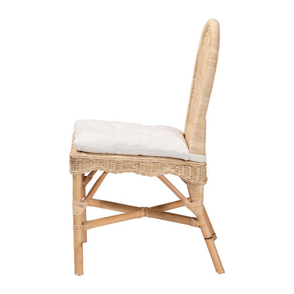 bali & pari - Bilu Dining Chair in Natural - DC829B-Bilu-Light Honey Rattan-DC view 3