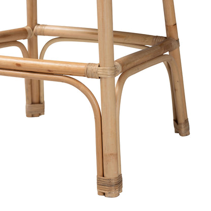 bali & pari - Bilu Set of 2 Bar Stools in Natural - DC829-BS-Bilu-Light Honey Rattan-Bar Stool view 5