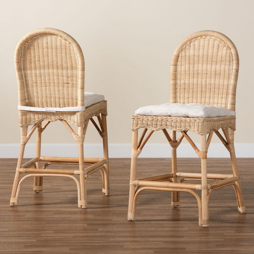 bali & pari - Bilu Set of 2 Counter Stools in Natural - DC829-CB-Bilu-Light Honey Rattan-Counter Stool view 8