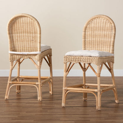 bali & pari - Bilu Set of 2 Counter Stools in Natural - DC829-CB-Bilu-Light Honey Rattan-Counter Stool view 8