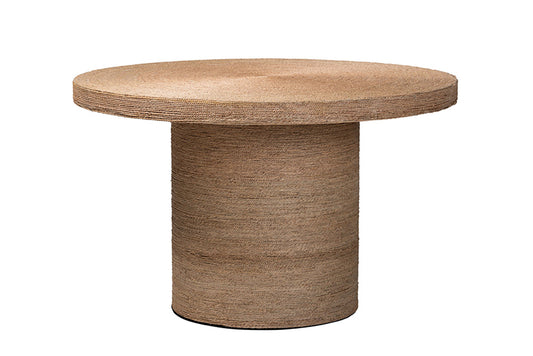 bali & pari - Bistra Dining Table - F233-FT7-Wood & Seagrass-Dining Table view 1
