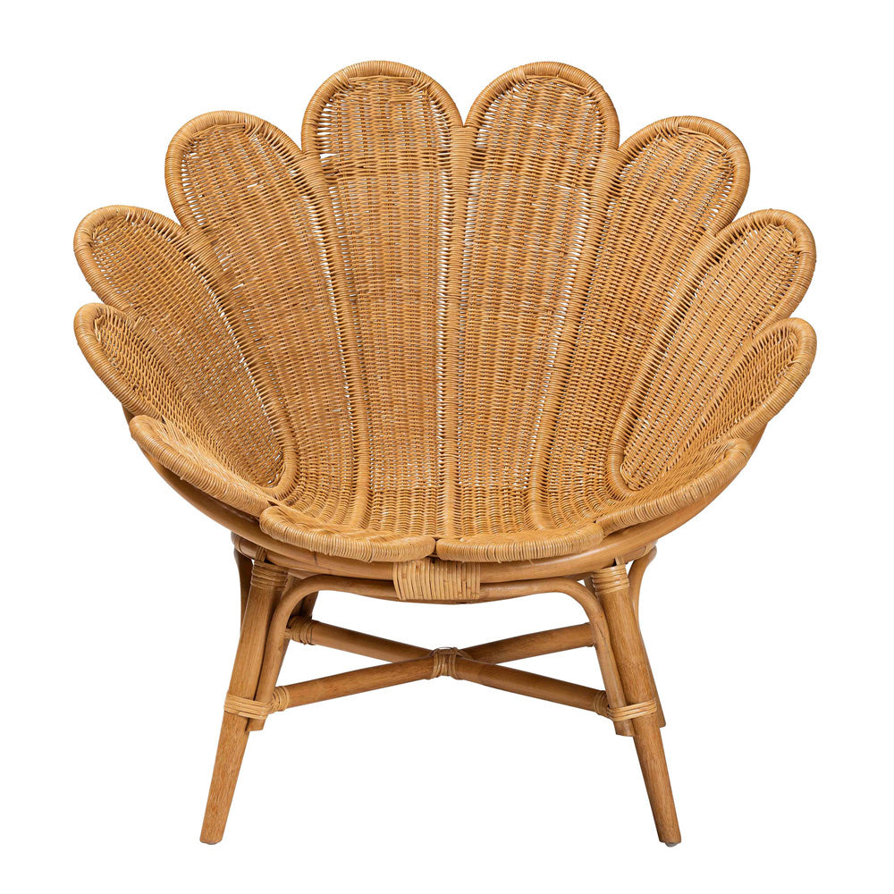 bali & pari - Blossom Chair in Honey - Blossom-Light Honey Rattan-CC view 2