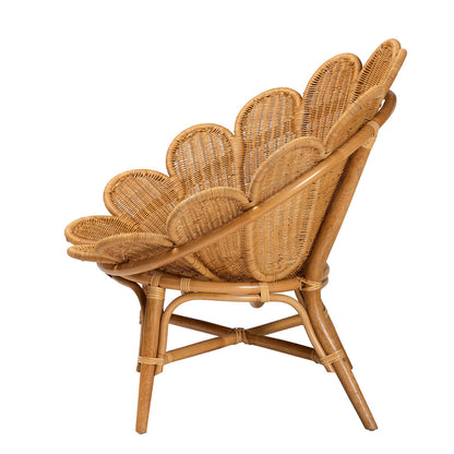 bali & pari - Blossom Chair in Honey - Blossom-Light Honey Rattan-CC view 3