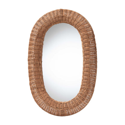 bali & pari - Brisia Mirror in Natural Brown - F247-FT7-Mirror view 1