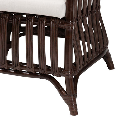 bali & pari - Brooklyn Chair in Very Dark Brown - Broklyn-Brown Rattan-CC view 6