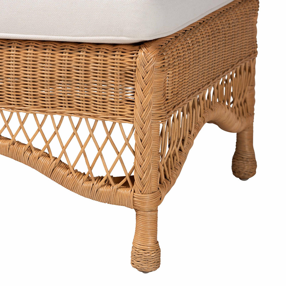 bali & pari - Brooklyn Ottoman in Light Honey - Broklyn-Light Honey Rattan-Stool view 4