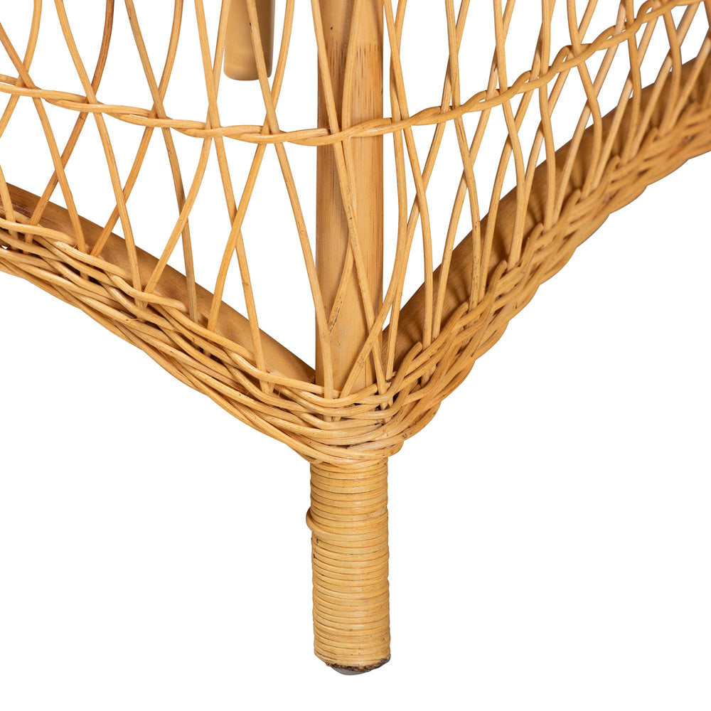 bali & pari - BrunoChaise in Light Honey - Bruno-Light Honey/Rattan-Cushion-Lounger view 7