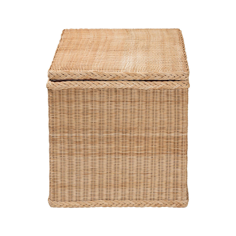bali & pari - Caden Storage Bench in Natural Rattan - WS128-Natural Rattan-Storage Bench view 4