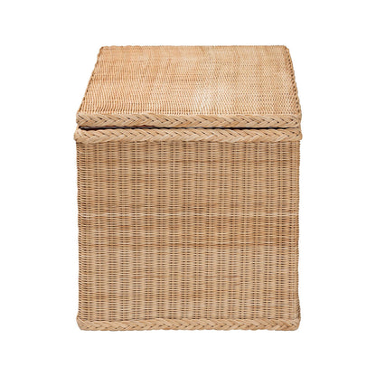 bali & pari - Caden Storage Bench in Natural Rattan - WS128-Natural Rattan-Storage Bench view 4