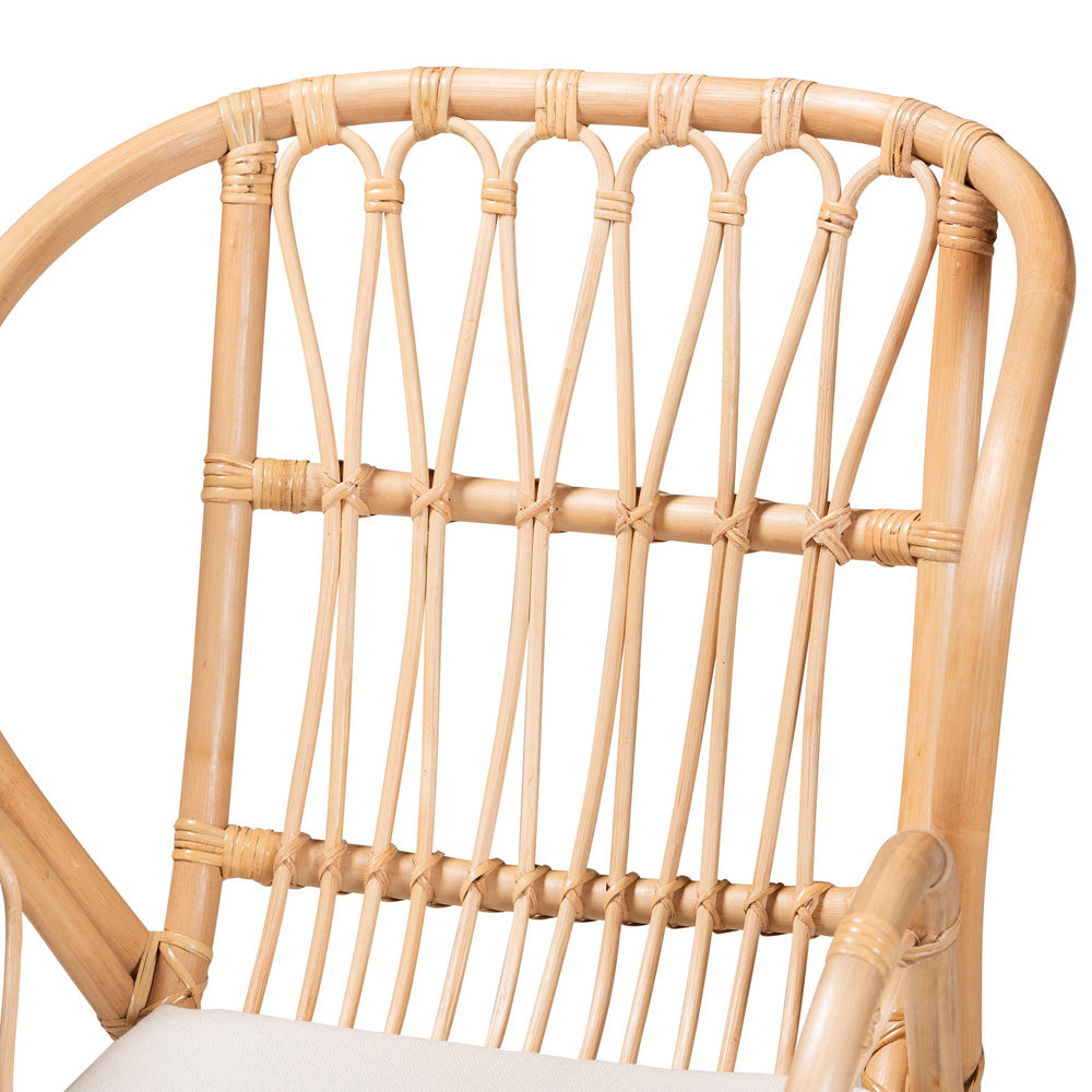bali & pari - Caelia Dining Chair in Natural Brown/Black - RMC033-Rattan-DC view 5