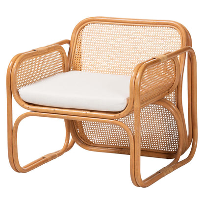 bali & pari - Cambridge Chair in Light Honey - Cambridge-Light Honey Rattan-CC view 1