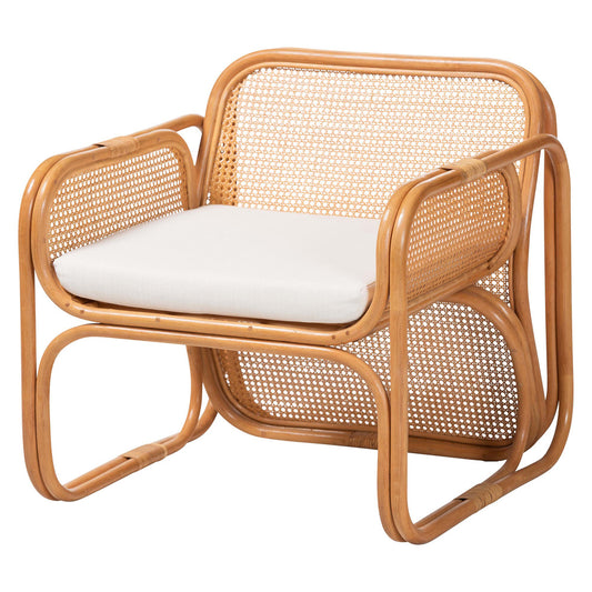 bali & pari - Cambridge Chair in Light Honey - Cambridge-Light Honey Rattan-CC view 1