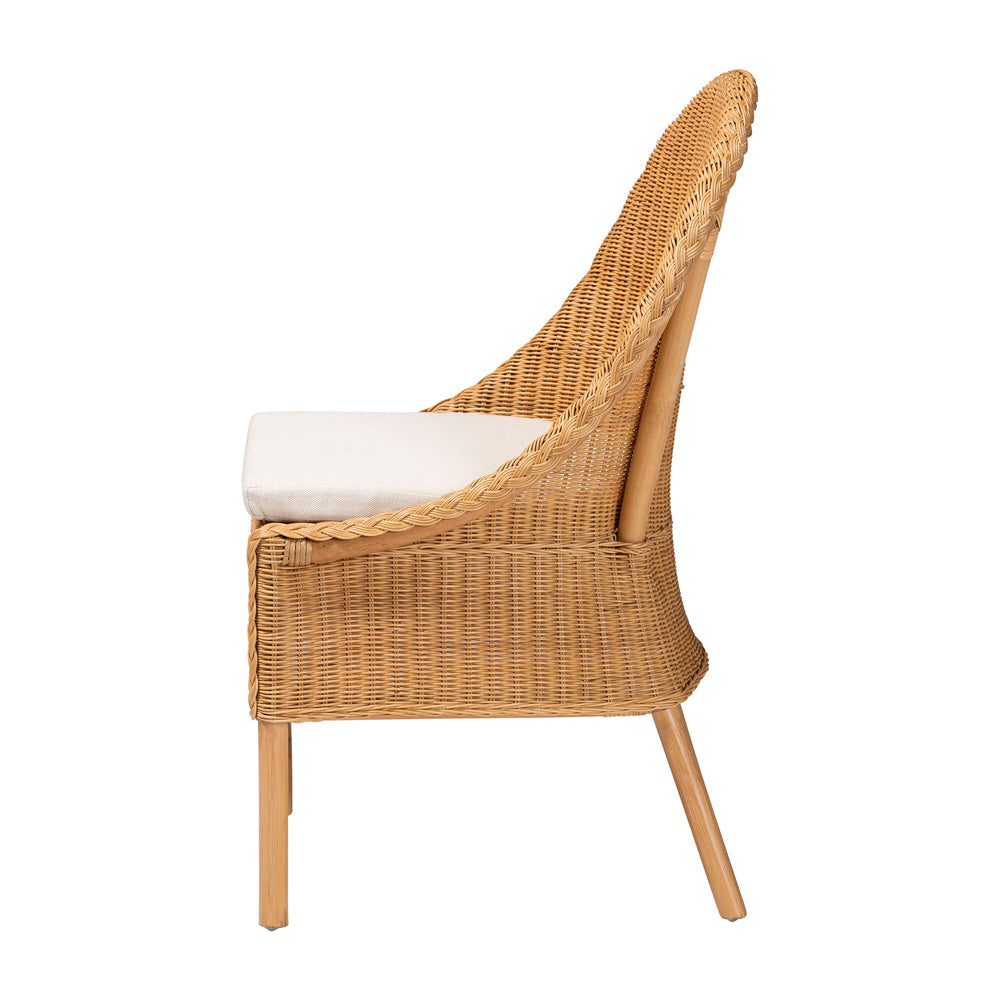 bali & pari - Camelia Dining Chair in Light Honey - Camelia-Light Honey Rattan-DC view 3