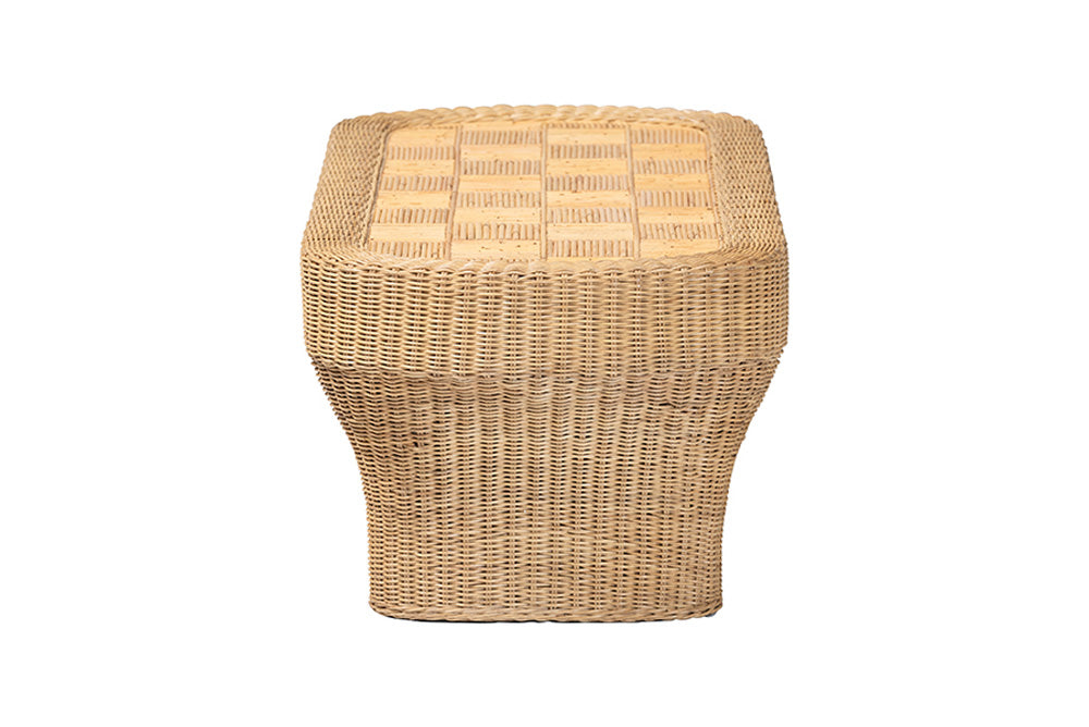 bali & pari - Canika Coffee Table - Checkered-Natural-Rattan-CT view 4