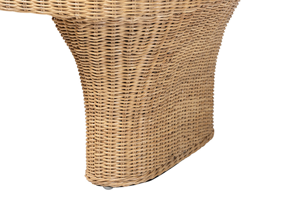 bali & pari - Canika Coffee Table - Checkered-Natural-Rattan-CT view 5