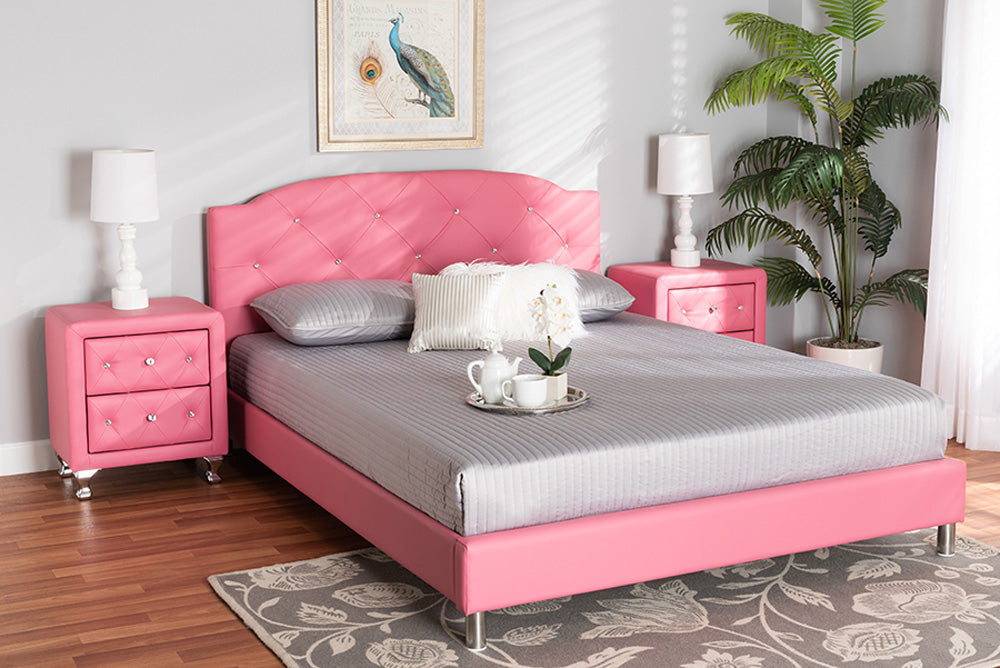 bali & pari - Canterbury Full Bedroom Set - BBT6440-Full-Pink-3PC Set view 5