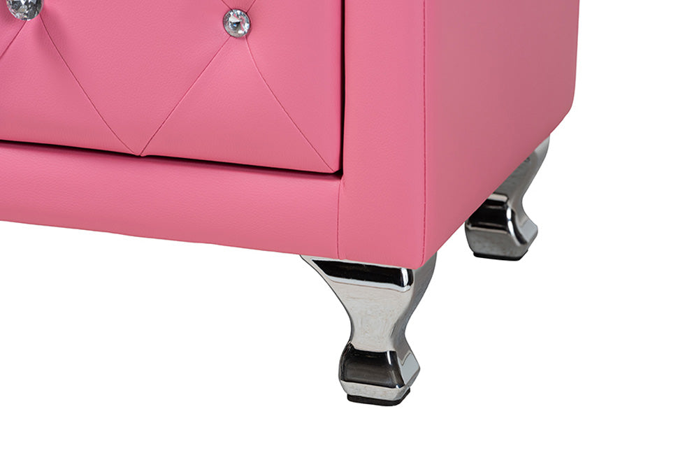 bali & pari - Canterbury Full Bedroom Set - BBT6440-Full-Pink-3PC Set view 7