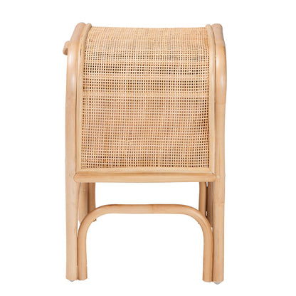 bali & pari - Carabella Nightstand in Natural - WS066-Natural Rattan-NS view 4