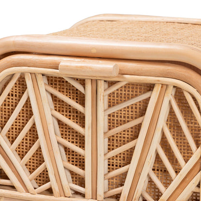bali & pari - Carabella Nightstand in Natural - WS066-Natural Rattan-NS view 5