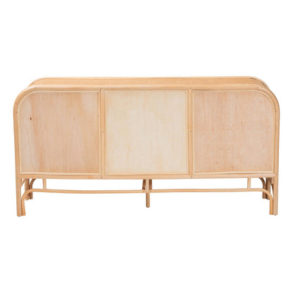 bali & pari - Carabella Storage Cabinet in Natural - WS082-Natural Rattan-Cabinet view 5