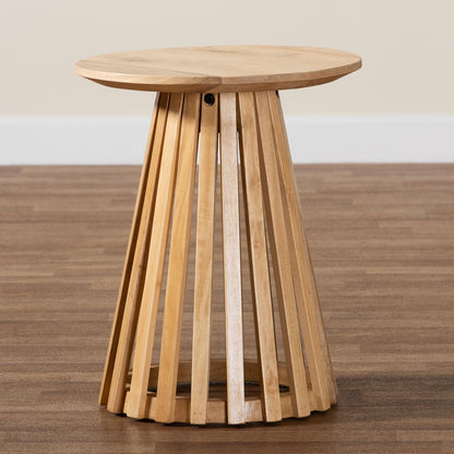 bali & pari - Caribic End Table in Natural Brown - CARIBIC-Natural Wooden-ET view 6