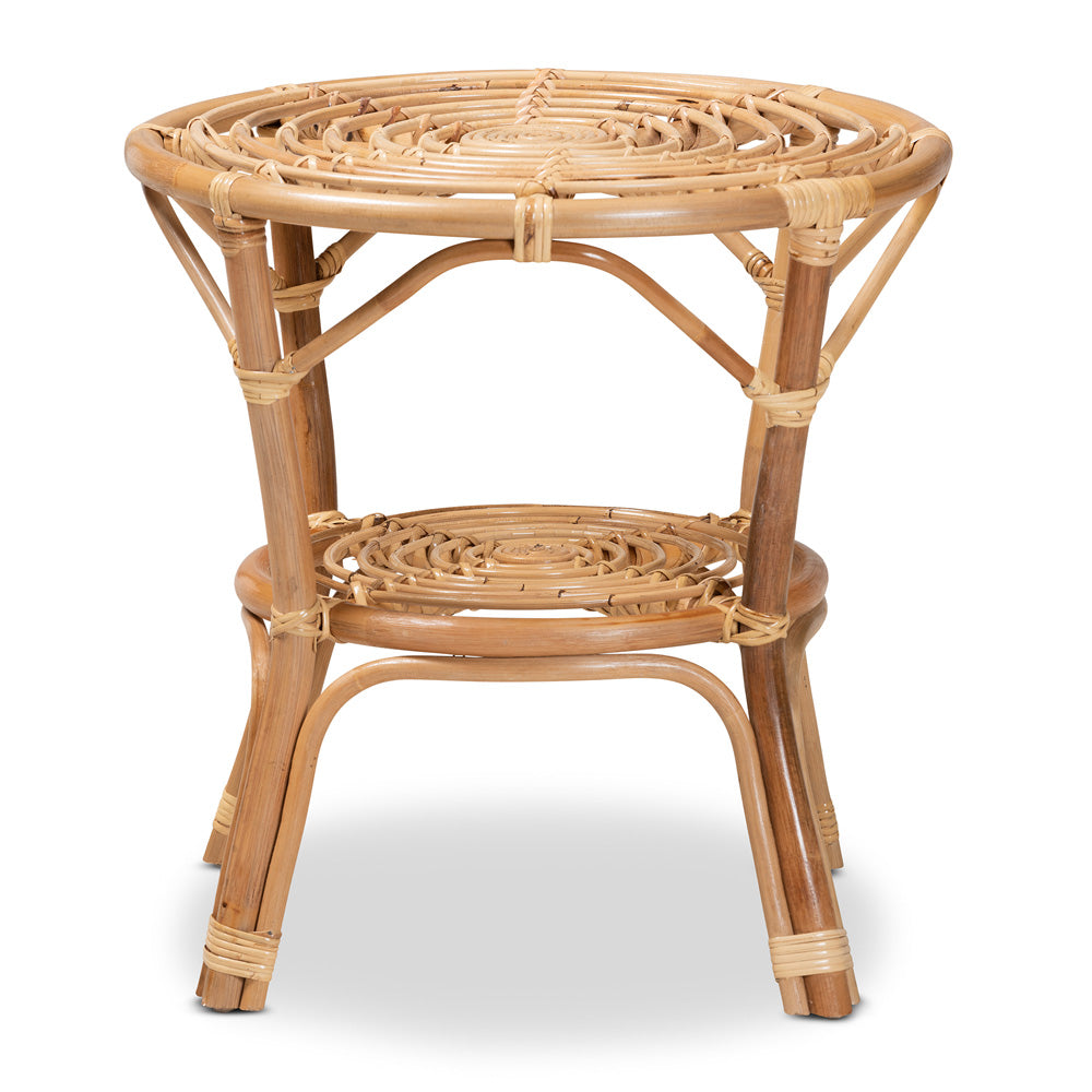 bali & pari - Cariel Coffee Table in Natural Brown - 12720-Rattan-CT view 2