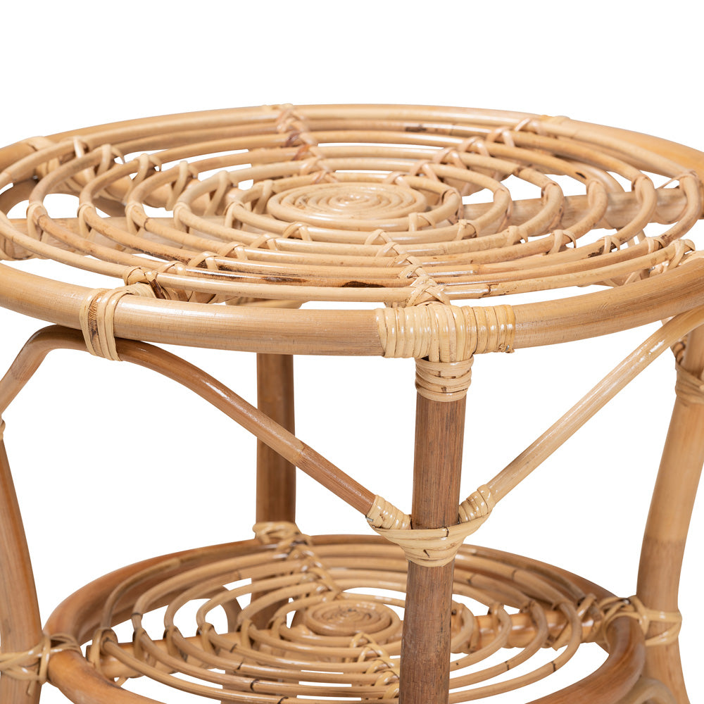 bali & pari - Cariel Coffee Table in Natural Brown - 12720-Rattan-CT view 3