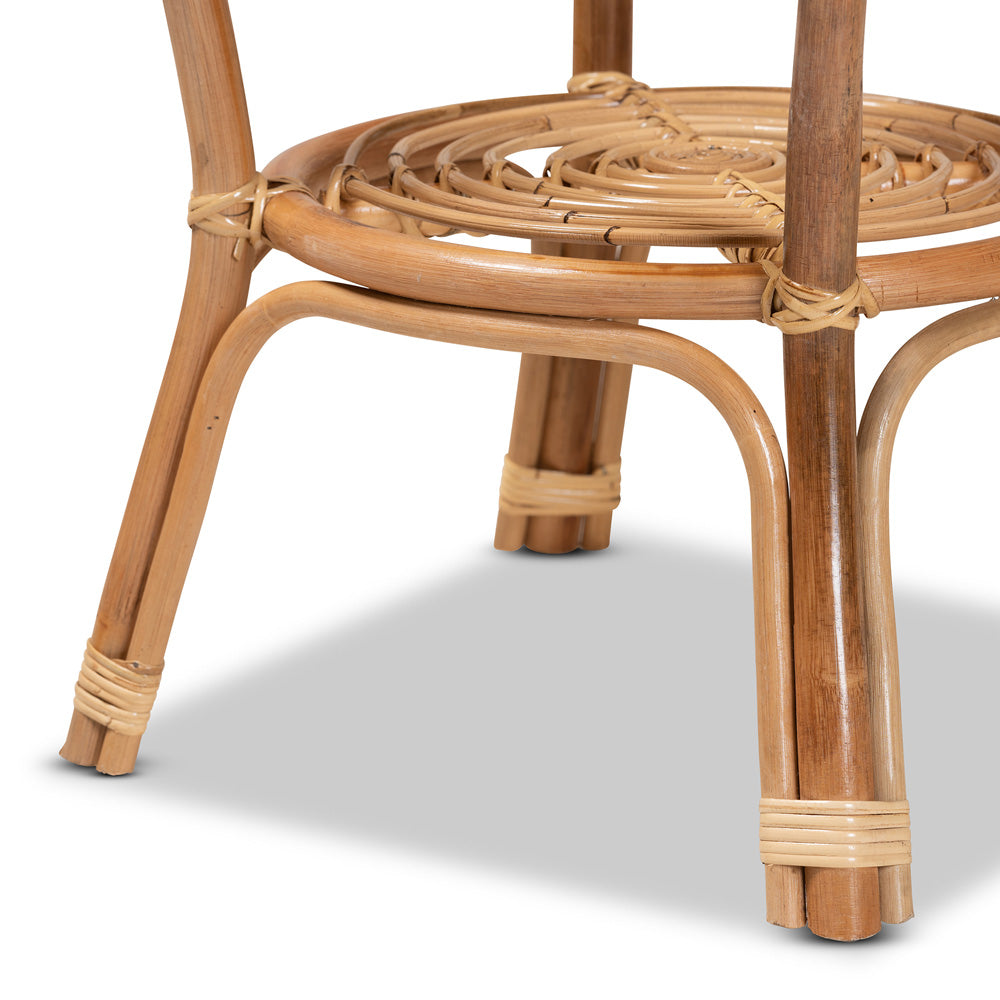 bali & pari - Cariel Coffee Table in Natural Brown - 12720-Rattan-CT view 4