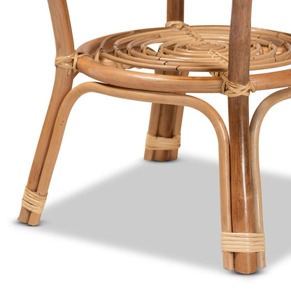 bali & pari - Cariel Coffee Table in Natural Brown - 12720-Rattan-CT view 4