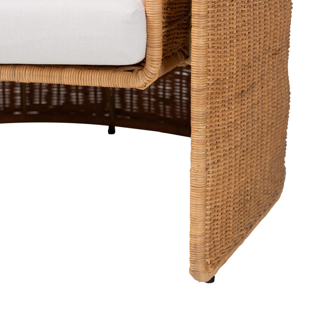bali & pari  - Carina Sofa Set in Light Honey - Palm-Light Honey/Rattan-Cushioned-3PC Set view 4