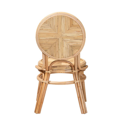 bali & pari - Carita Dining Chair in Natural Brown - Carita-Rattan-DC view 4