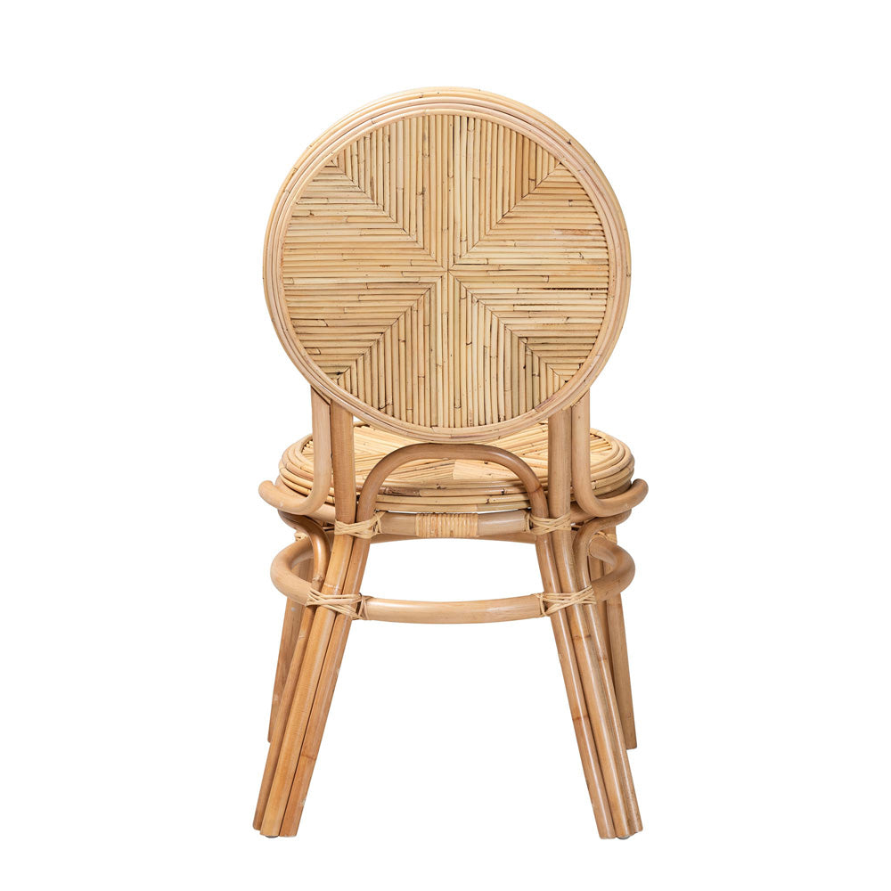 bali & pari - Carita Dining Chair in Natural Brown - Carita-Rattan-DC view 4