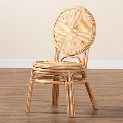 bali & pari - Carita Dining Chair in Natural Brown - Carita-Rattan-DC view 9