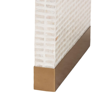 bali & pari - Carlyn End Table in Beige/White/Gold - F242-FT19-Side Table view 5