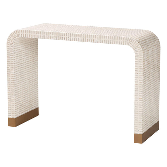 bali & pari - Carlyn Occasional Table Set in Beige/White/Gold - F242-FT19-3PC-Table Set view 2