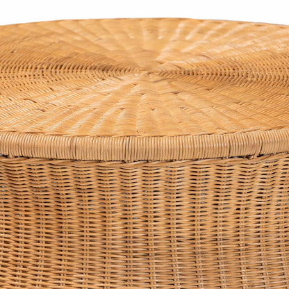 bali & pari - Caroline Coffee Table in Light Honey - Charlote-Light Honey Rattan-Large-CT view 2